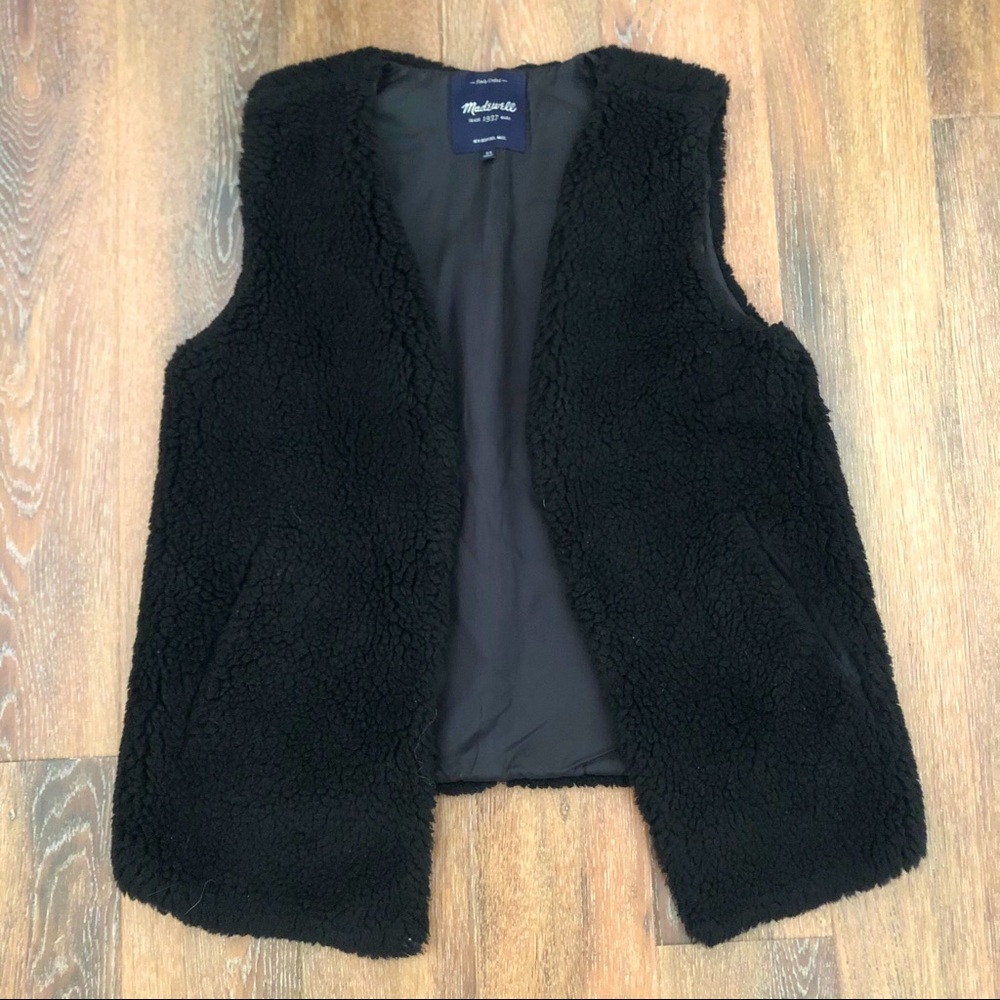 Madewell Sherpa vest